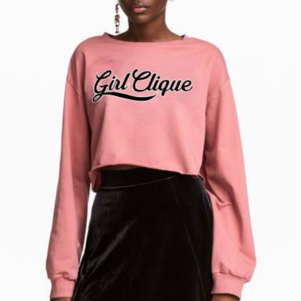 H&M Divided Pink Cropped Top
